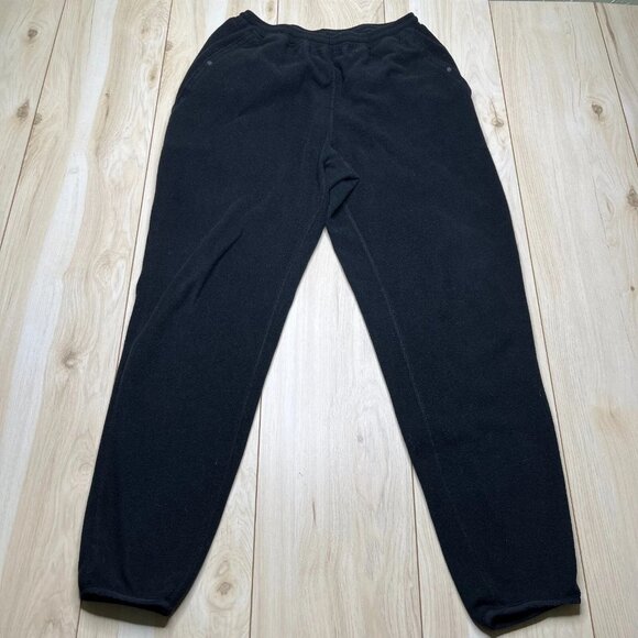 Vintage Patagonia Mens Black Fleece Elastic Waist Jogger Sweatpants Size Large - Picture 1 of 15